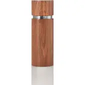 AdHoc Pfeffer- / Salzmühle Profi ,CeraCutXL Ceramic Mahlwerk, Akazienholz/Edelstahl, D: 6,5 cm, H: 19 cm