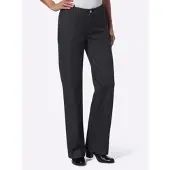 Inspirationen Bequeme Jeans , Damen, Gr. 50, Normalgrößen, schwarz, 82% Baumwolle, 16% Polyester, 2% Elasthan, unifarben, lang, Jeans Bequeme Jeans
