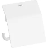 Hansgrohe AddStoris S Papierrollenhalter mit Deckel, 41783700, Farbe: Mattweiß