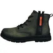 Bugatti Herrenschuhe Stiefel Schnürstiefel Grün Freizeit