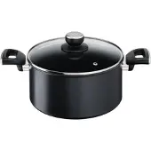 Tefal G2554672, 5,2 l, Rund, Schwarz, Aluminium, Titan, Schwarz