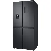 Samsung RF48A401EB4, Freistehend, French door, Anthrazit, An Tür, Gehärtetes Glas, SN-T