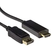 ACT Ak3987 Displayport-hdmi-kabel 0.50 M