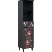 vidaXL Badezimmerschrank mit Schubladen Mehrfarbig 38 x 33,5 x 160 cm