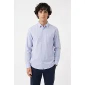 Jack & Jones Langarmhemd "JJCOLE POPLIN STRIPE SHIRT LS"