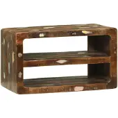 vidaXL TV-Schränk Mehrfarbig 60 x 32 x 36 cm Massivholz Altholz