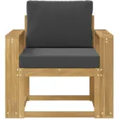 vidaXL 2 Stück Outdoor-Sofagarnitur Polyester Weiß und Anthrazit