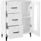 vidaXL Sideboard Weiß 69,5x34x90 cm Holzwerkstoff