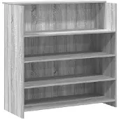 vidaXL Empfangstheke Grau Sonoma 200x50x103,5 cm Holzwerkstoff