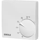 Eberle Raumregler Polarweiß (extra Flach, 5 - 30 Grad, mit Temperaturabsenkung)