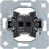 Hager Serientaster, 2-fach, gemeinsame Eingangsklemme, Unterputz, 10A, Packung mit 10 Stk.