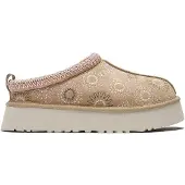 Ugg für Damen. 1178193 Tazz Sun Stitch hellbraune Lederclogs (39), 3 bis 5 cm, Keine, Lässig