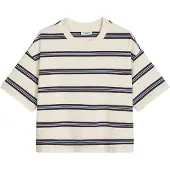 Marc O'Polo T-Shirt DENIM, Damen, Gr. XS, weiß (sanftes weiß), Jersey, Obermaterial: 100% Baumwolle, relaxed fit normal, Rundhals, Shirts T-Shirt, relaxed aus Heavy Jersey