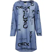 Bonprix Midikleid für Frühjahr und Sommer, Jeanskleid, aus Lyocell (TENCEL)