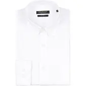 Steppin' Out Extra Long Sleeves Hemd Twill Weiß