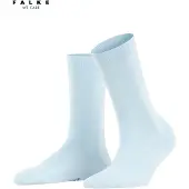 Falke Family Damen Socken, 35-38, Blau, Uni, Baumwolle