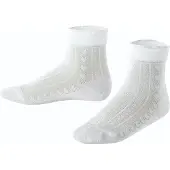 Falke Socken "Romantic Net" mit feiner Ajourmusterung, für Kinder, aus Fil d’Écosse Baumwolle