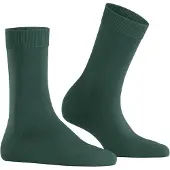 Falke ClimaWool Damen Socken, 39-40, Grün, Uni, Schurwolle