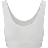 Falke 2-Pack Damen Bustier Daily Comfort, S, Weiß, Uni, Baumwolle