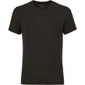 Falke Herren T-Shirt Daily ClimaWool, S, Schwarz, Uni, Wolle