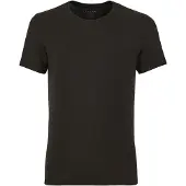 Falke Herren T-Shirt Daily ClimaWool, XL, Schwarz, Uni, Wolle