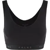 Falke 2-Pack Damen Bustier Daily Comfort, XS, Schwarz, Uni, Baumwolle