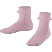 Falke Romantic Lace Kinder Socken, 31-34, Rosa, Uni, Baumwolle