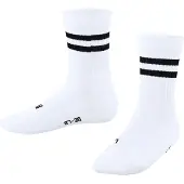 Falke Dynamic Kinder Socken, 35-38, Weiß, Streifen, Baumwolle