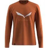 Salewa Solidlogo Dry'ton M Long Sleeve Tee bombay brown (7240) 54/2X