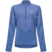 Salewa Pedroc Dry'ton Wind Half Zip Tee W morning blue (3150) 40