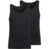 Falke 2-Pack Herren Top Daily Comfort, S, Schwarz, Uni, Baumwolle