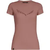 Salewa - Women's Solid Dri-Release S/S Tee - T-Shirt Gr 38 rosa