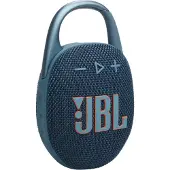 JBL Bluetooth-Lautsprecher "Clip 5", blau, B:10,5cm H:6,2cm T:15,5cm, Lautsprecher, ultra-kompakt, wasser- und staubgeschützt (IP67), 7 Watt RMS, Bluetooth-Lautsprecher
