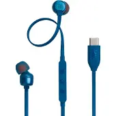 JBL Tune 310C USB Kopfhörer Kabelgebunden im Ohr Anrufe/Musik USB Typ-C Blau