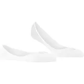Falke Step Medium Cut Damen Füßlinge, 41-42, Weiß, Uni, Baumwolle