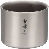 Snow Peak Titanium Double Wall Stacking Mug M - 200ml
