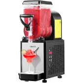 Vevor Slush-Eis-Maschine 6 L, Gewerbeliche Eismaschine mit Selbstreinigungsfunktion, Margarita-Maschine für Restaurants Bars und Partys, Slushy Machine Geeignet für Slush-Eis Margaritas Milchshakes