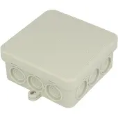 Obo Bettermann OBO 2000342 Kabelabzweigkasten ohne Klemmleiste 85x85x40 Polyethylen lichtgrau RAL 7035 A 11 - 10 Stück