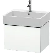 Duravit L-Cube Waschtischunterbau wandhängend, 1 Auszug, 584x394x459mm, LC617501818, Farbe: Weiß Matt Dekor