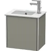 Duravit Waschtischunterschrank XSquare 41x28,9x40cm, wd, T li, steingrau s-matt