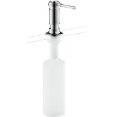 Hansgrohe AXOR Montreux Seifen- und Lotionsspender, Ausladung 91mm, Flascheninhalt 500ml, 42018000, Farbe: Chrom