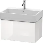 Duravit L-Cube Waschtischunterbau wandhängend, 1 Auszug, 684x394x459mm, LC617601818, Farbe: Weiß Matt Dekor