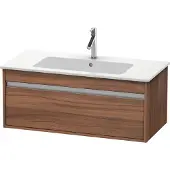 Duravit Waschtischunterschrank Ketho 100x47,5cm, Nussb Nat, 1 Ausz., wandhängend