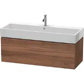 Duravit Waschtischunterschrank L-Cube 118,4x 45,9cm, Nussb Nat, 1 Ausz., wandhängend