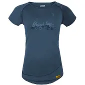 Grüezi Bag - Women's Uhura - Merinoshirt Gr L ocean cave