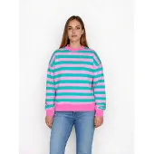 Salzhaut Pullover ARFEN Blossom-Lagoon | Gr.: XXL