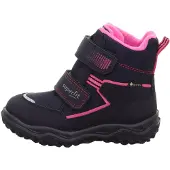Superfit HUSKY Mädchen Stiefel Outdoorschuhe blau/pink 27