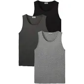 Bonprix Packung, 3er, 3 Stk. Regular Fit, Rundhalsausschnitt