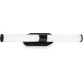 Briloner LED-Wandleuchte Runt, schwarz, 4.000K, IP44, Länge 40 cm