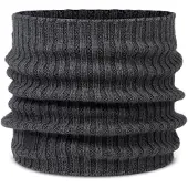 Buff - Knitted Neckwarmer Comfort Norval - Schlauchschal Gr One Size grau/schwarz